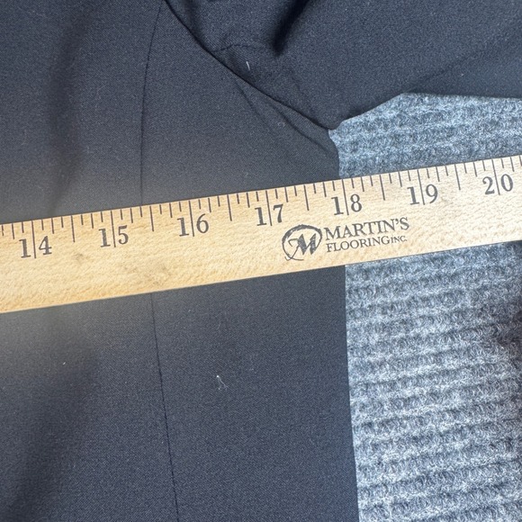 Banana Republic Black Wool Blend Blazer Jacket Size 10 - Picture 11 of 16